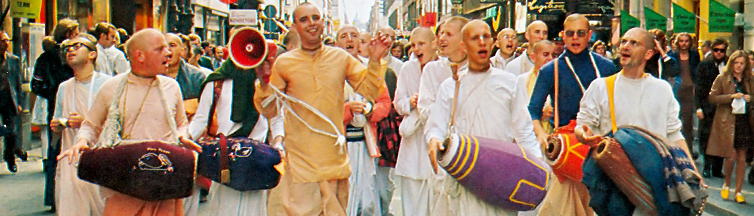 Header Ecstatic Hare Krishna Sankirtan Chanting Of Hare Krishna In Germany 1974