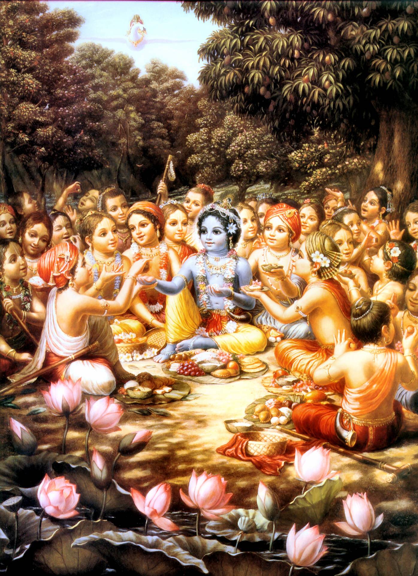 Krsna Eating Sweets 1488x2048