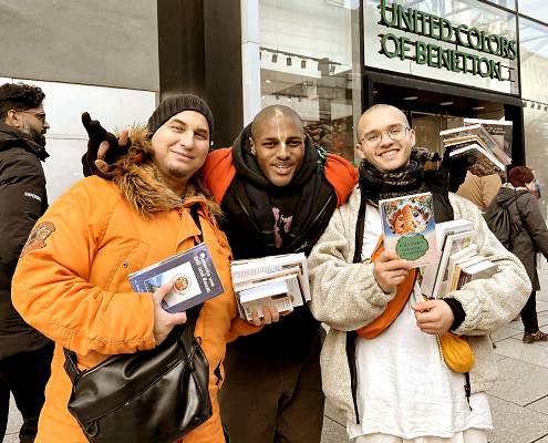 Book Distribution Devotees