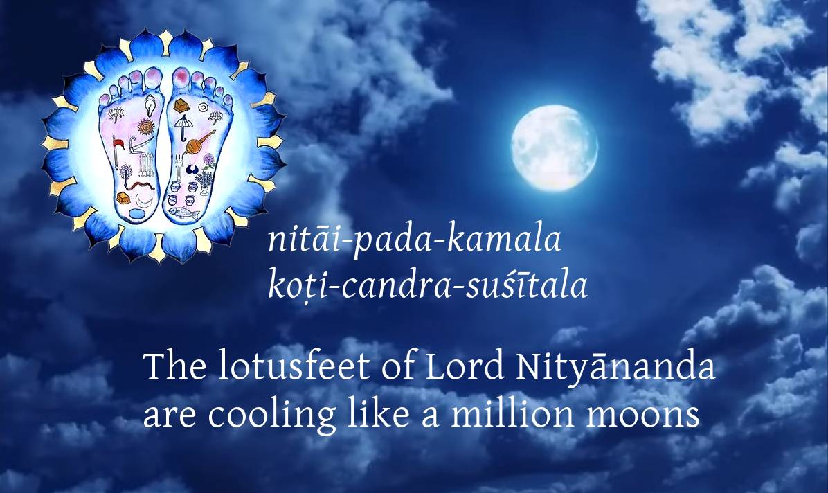 Nityanandas Cooling Lotusfeet